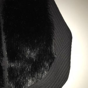 Black Fur Sweater | Banana Republic